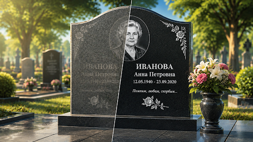 Как восстановить потускневшую гравировку на памятнике
